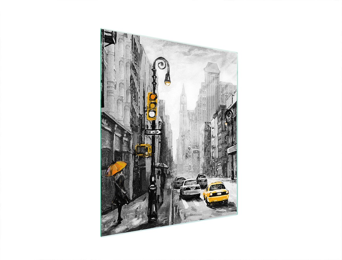 TMK ArtDeko - Snijplank Glas - 45x52 cm - Stadsdesign