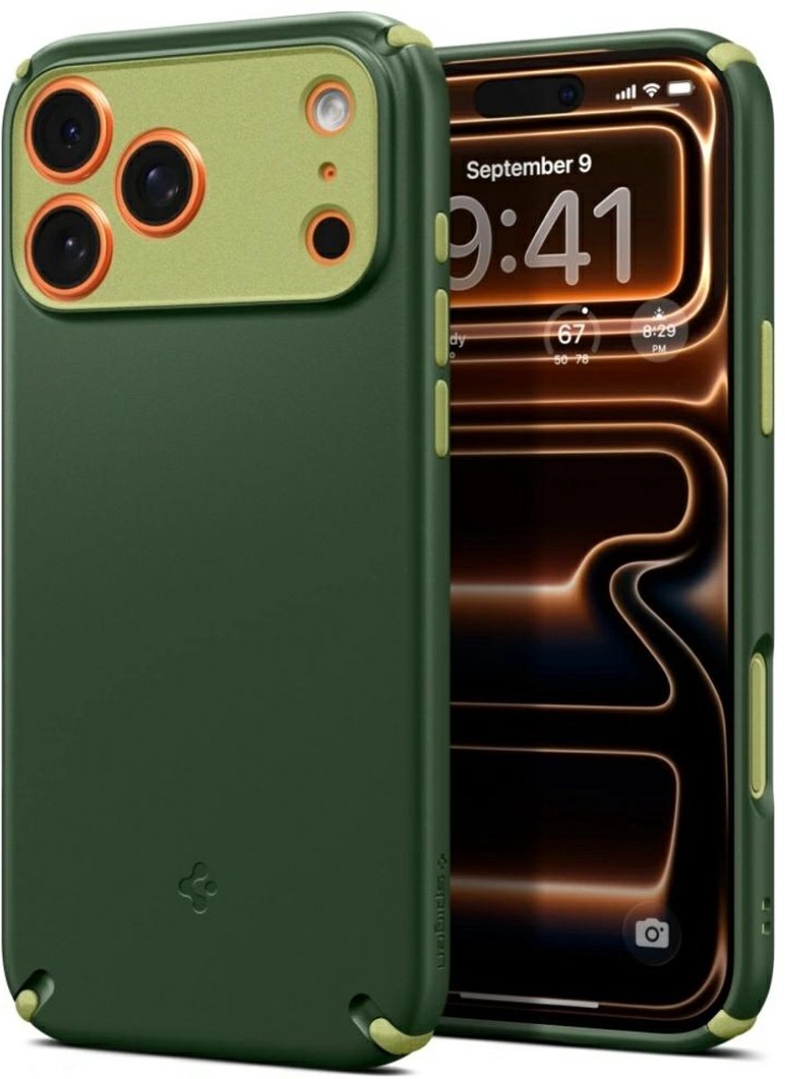 Spigen Nano Pop Hybrid Magsafe, Avocado Groen - Iphone 17 Pro