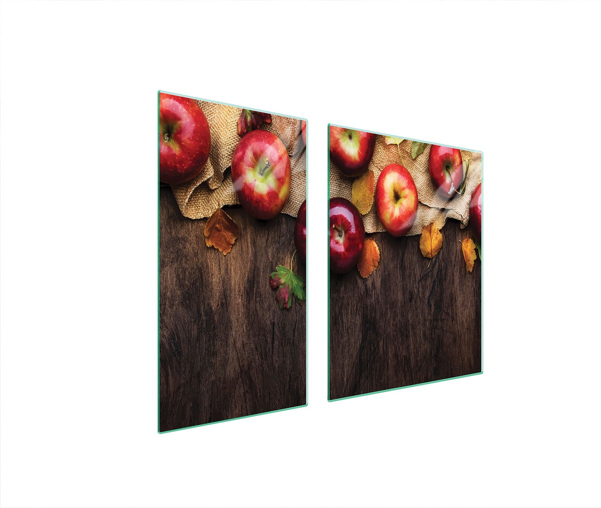 TMK ArtDeko Serie - Beschermplaat van Gehard Glas - 90x52cm - Apple Design