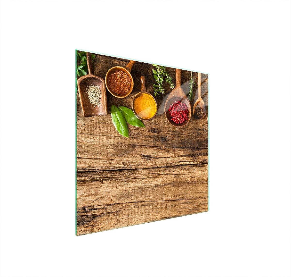 TMK ArtDeko Serie - Snijplank - 50x52 cm - Gehard Glas - Veelzijdig Gebruik