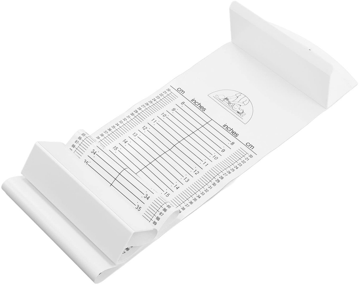 Allecto - Vouwbare en Wasbare Baby Meetmat - Hoogtemeter voor Baby's en Peuters