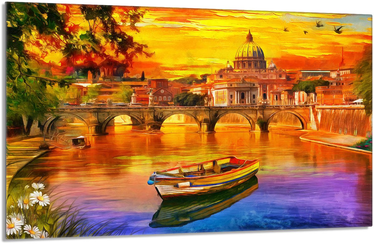 TMK ArtDeko - Kookplaat Achterwand - 80x52 cm - Glas - Veelzijdig