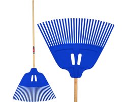 Tuin Rake - Bladveger Harken - Gazon Onderhoud - Brede Werkbreedte - 170 x 61 cm - Oranje