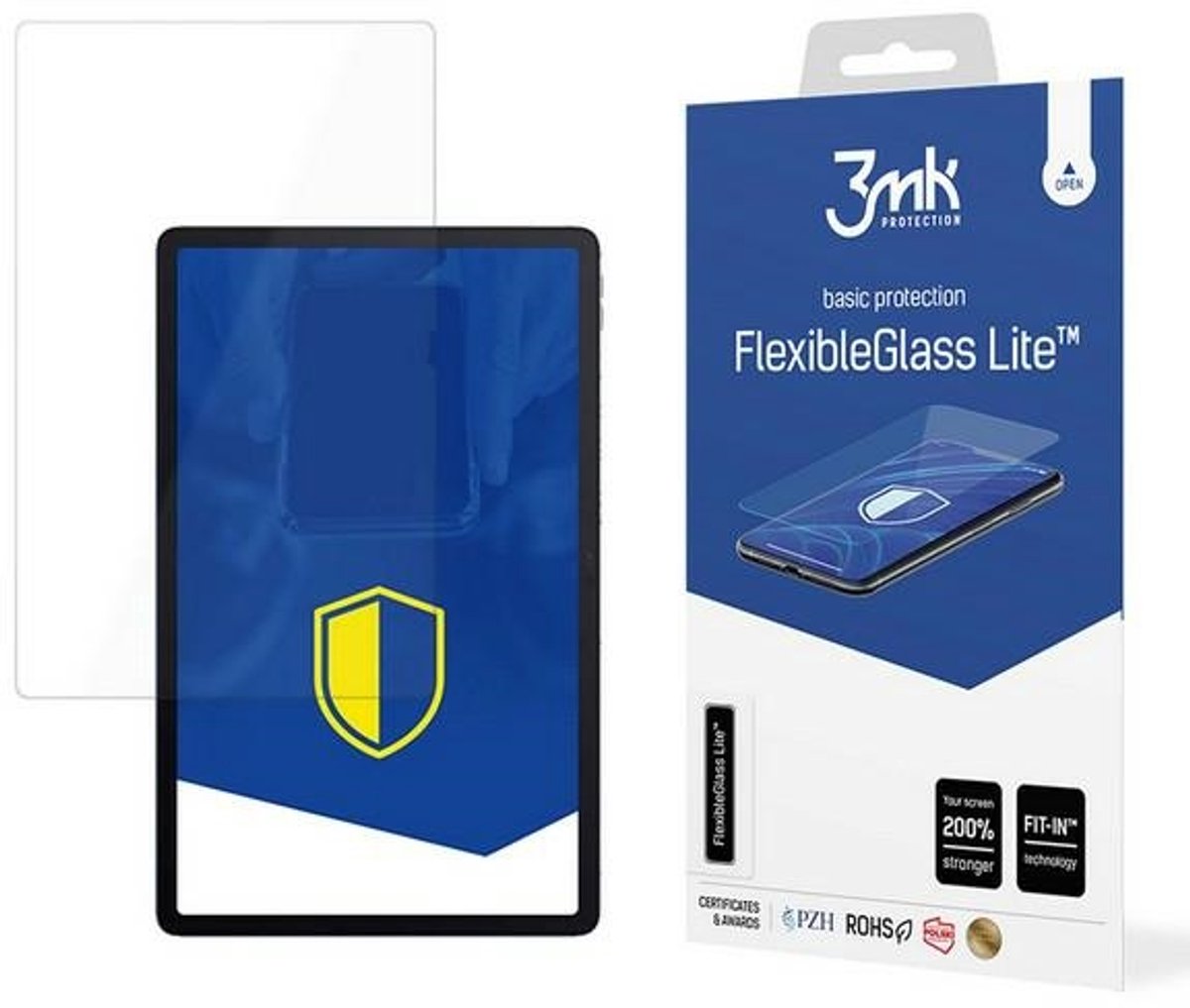 3MK FlexibleGlass Lite - Hybride Beschermglas - Voor Blackview Mega 1 - Superdun - Transparant