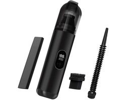 carmdering - Handstofzuiger - Draadloze Stofzuiger - Autostofzuiger - 60W, 9-10 KPA, 2 modi (25000/36000 rpm) - 26×6,5×6,5 cm - Incl. spleetmondstuk, borstel, blaasmondstuk - Licht, draagbaar, perfect voor thuis en onderweg