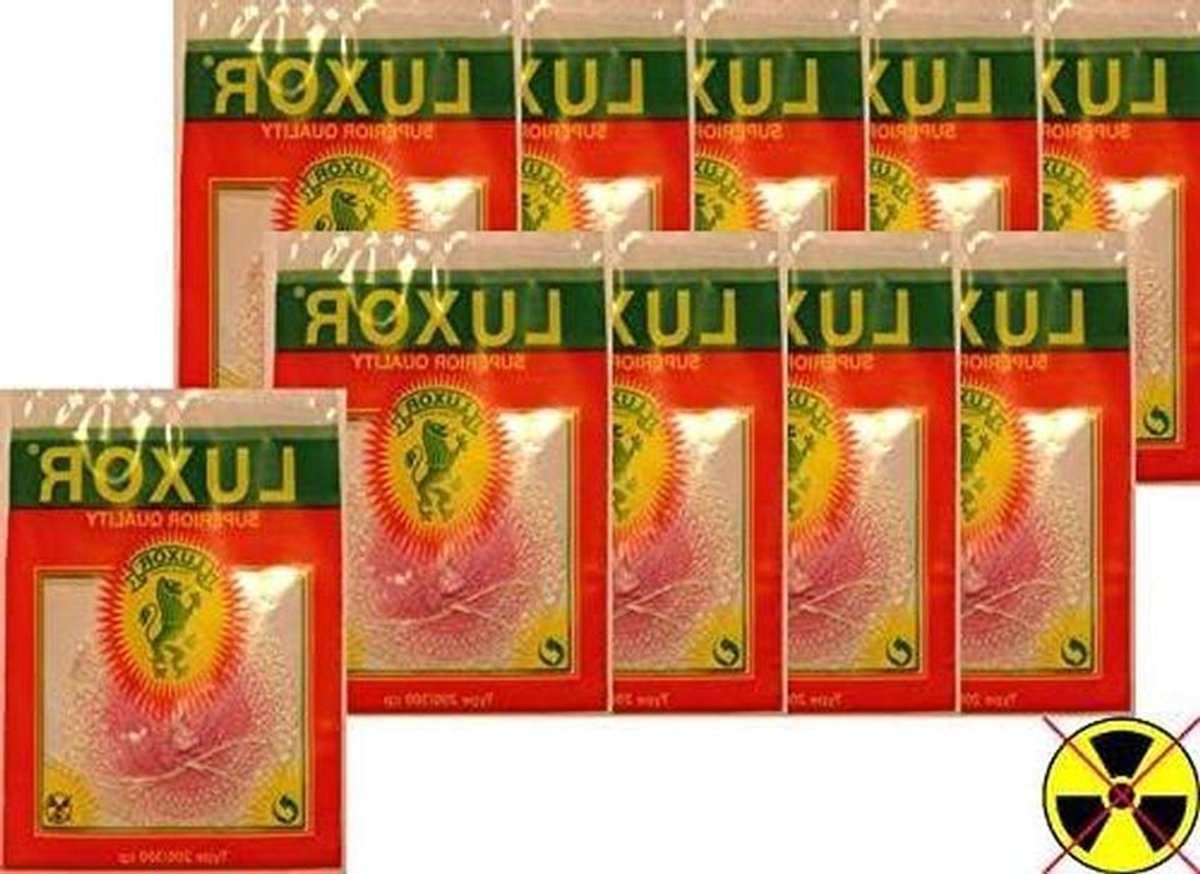 Gloeikousen - Lampen - Buitenverlichting - Asbestvrij - 10 stuks - Wit-rood