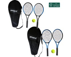 SportX tennis set FSC duurzaam speelgoed voor buitenplezier.