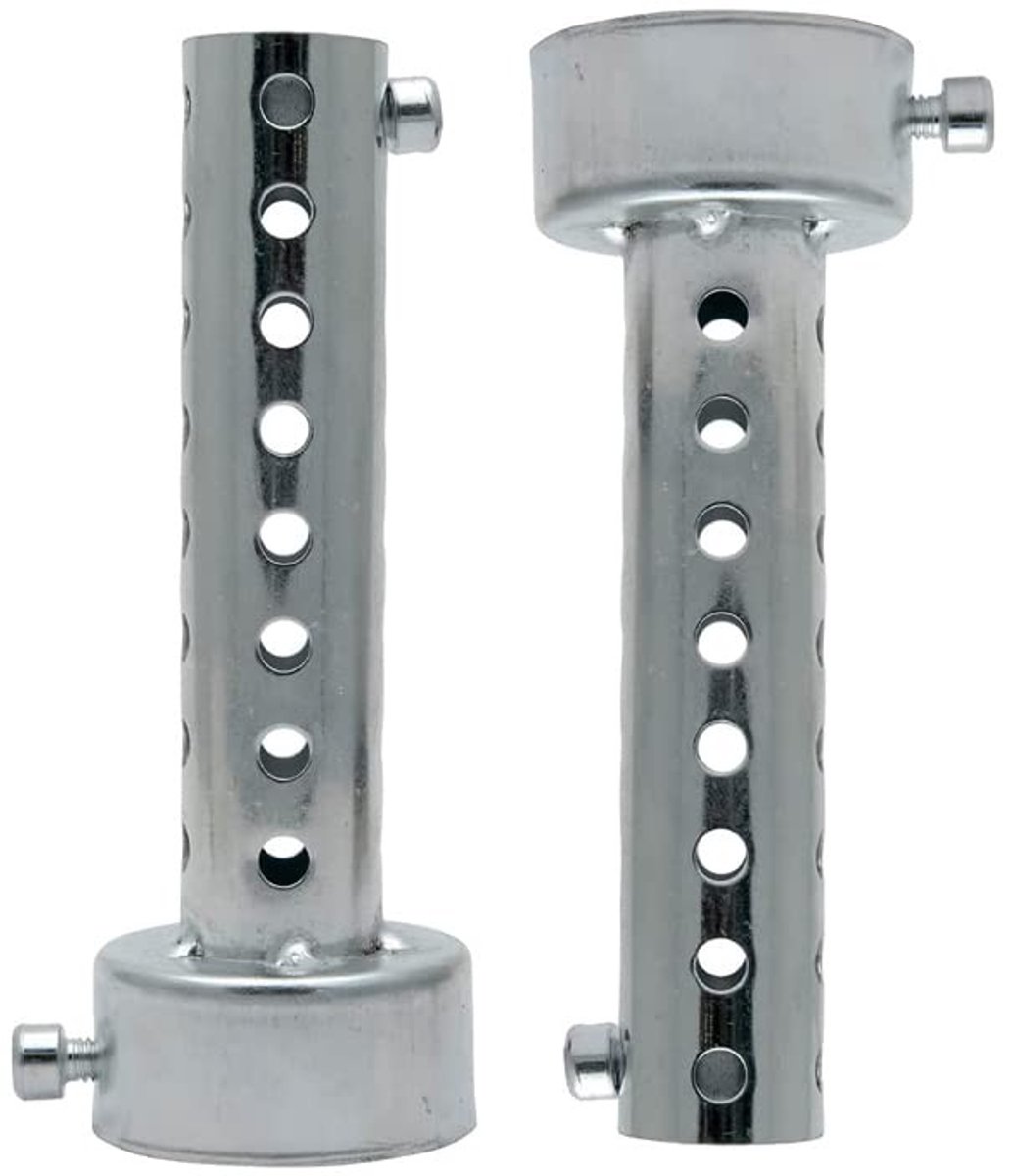 Allecto - Universele DB-uitlaat - Geluiddemper - Afneembaar - Zwart - Einddemper - Voor motorfietsen - 35 mm/48 mm/60 mm