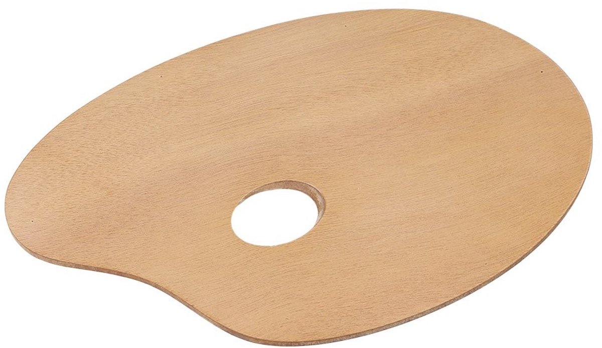 Zeynomax - Verfbakje acrylverf - Tekengereedschap voor kinderen - Handig hulpmiddel - Houten paletten - Voor schilderen - Duurzaam - Geschikt voor j..