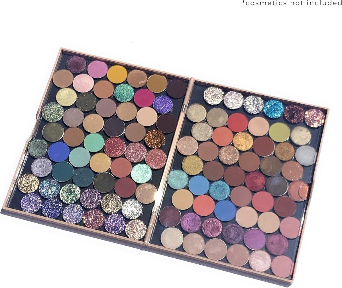 Magnetisch Make-uppalet - Leeg Palet - Make-up Organiseren - Dubbelzijdig - XXL - Transparant