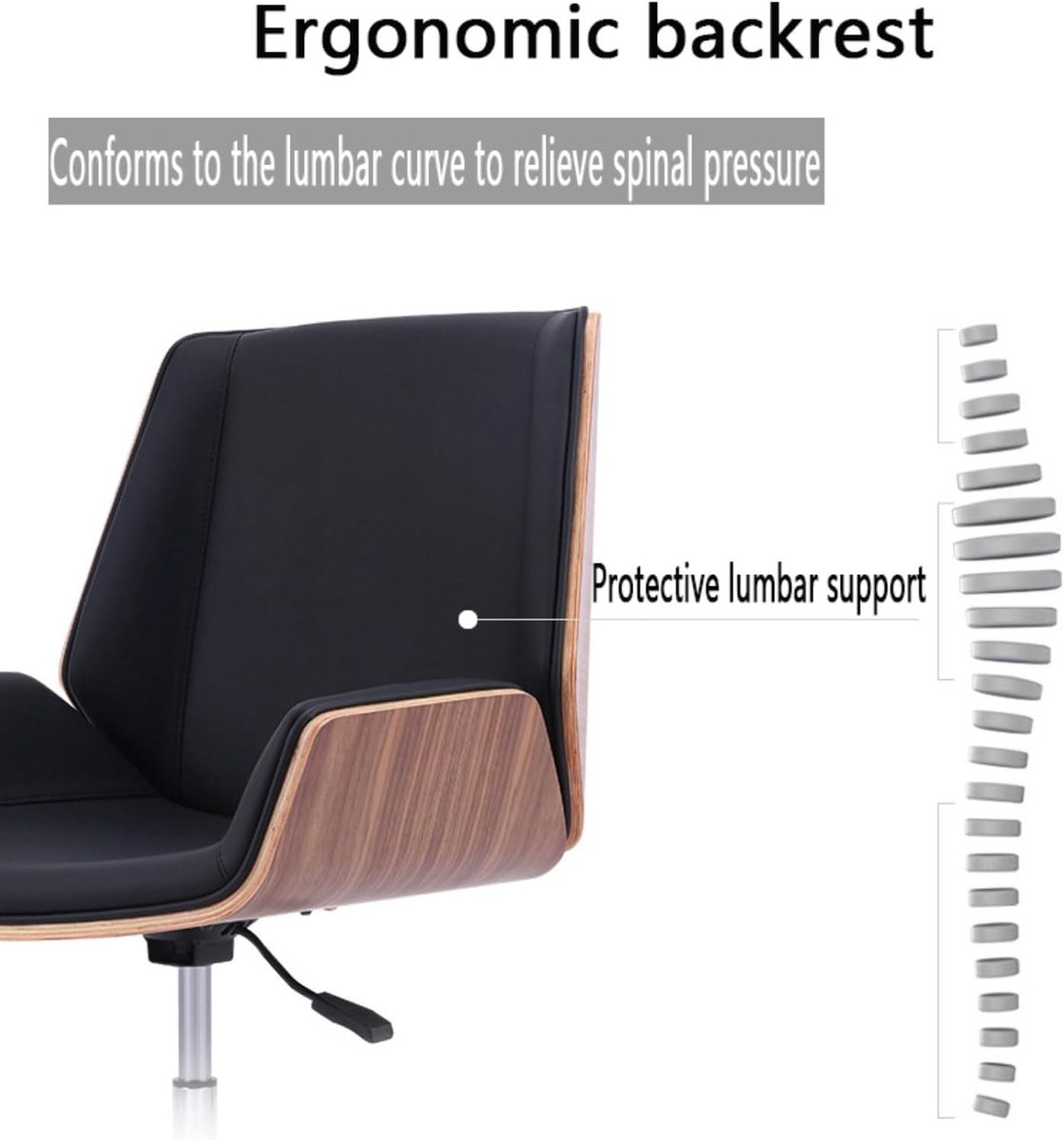 nicole Ergonomische Bureaustoel 67x82 cm