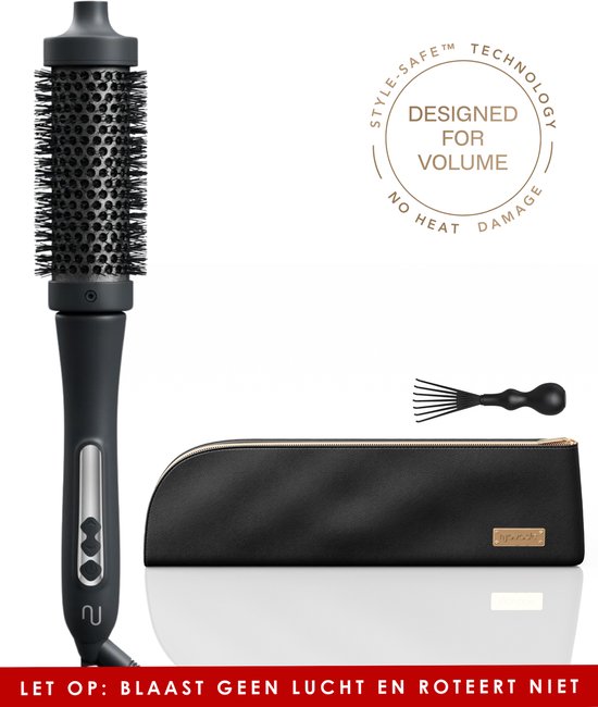 Navado Thermal brush 38mm - Levenslange garantie - Keramische warmteborstel - Bounce Brush met luxe etui - 3 meter salonkabel - Fohnborstel Hot brush - Krulborstel en stijlborstel