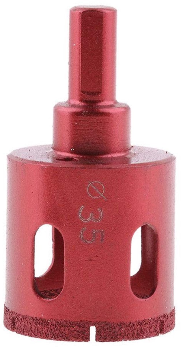 Allecto - Diamant Boor Set - Coated Core - 35MM voor Keramiek en Glas - Geschikt voor Porselein en Marmer - Professioneel Gereedschap