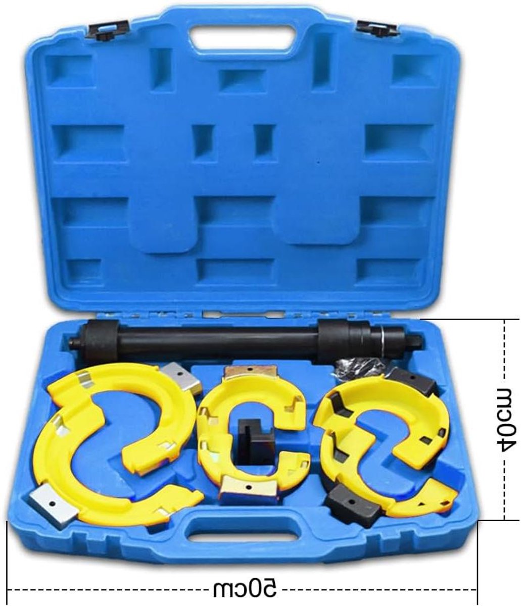 Veercompressor Set - Veerpoten Tool - Auto Onderhoud - 3 Klemkoppen - 10200 Nm - Zwart