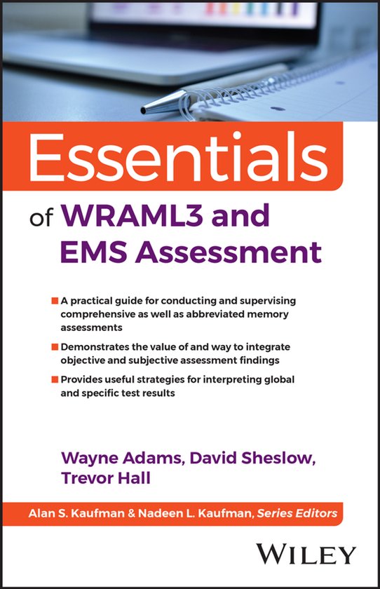 Essentials of Psychological Assessment- Essentials of WRAML3 ... - cover