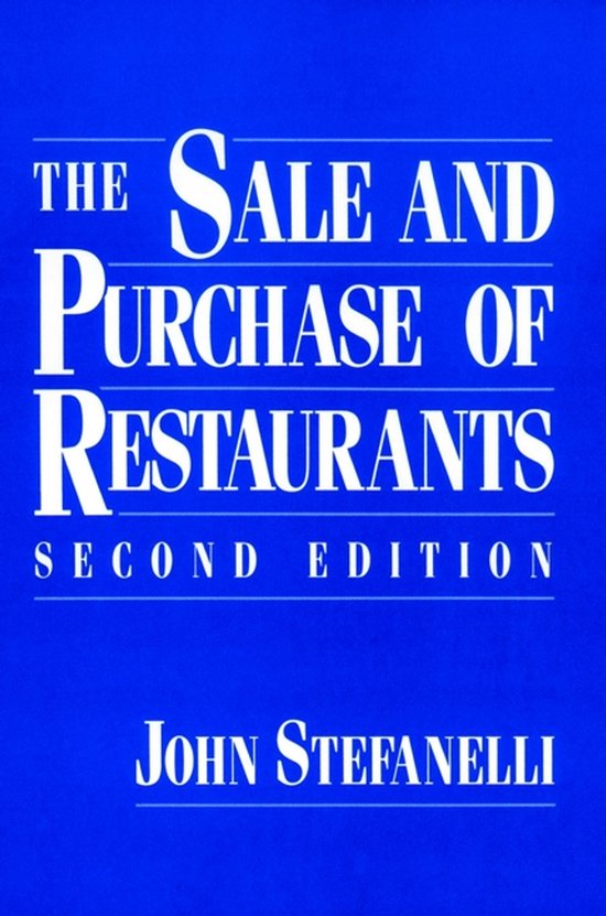 The Sale and Purchase of Restaurants - cover