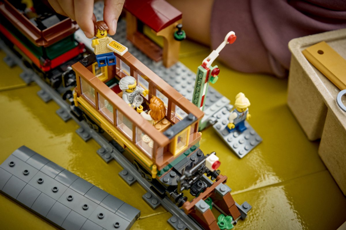 LEGO City Vintage Stoomtrein Trein Speelgoed voor Kinderen van 7 Jaar en Ouder - 60511 – foto 5