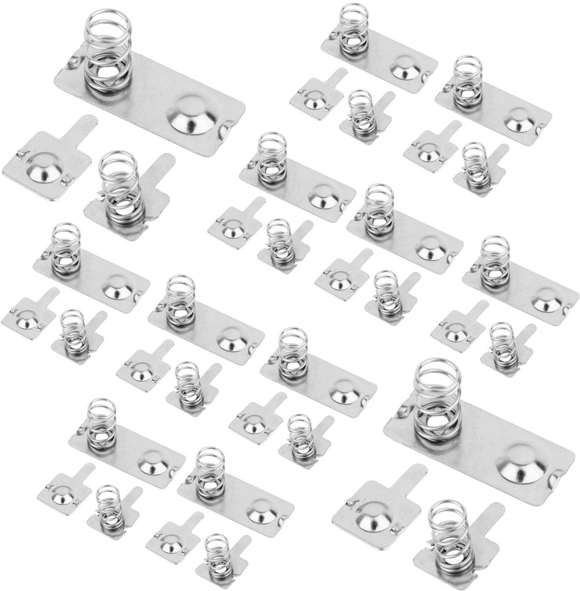 Allecto - AAA Batterij Contactplaten - Negatief-Positief Conversie - 12 Stuks - Voor Afstandsbedieningen - Elektronische Apparaten - Ideaal voor Th...