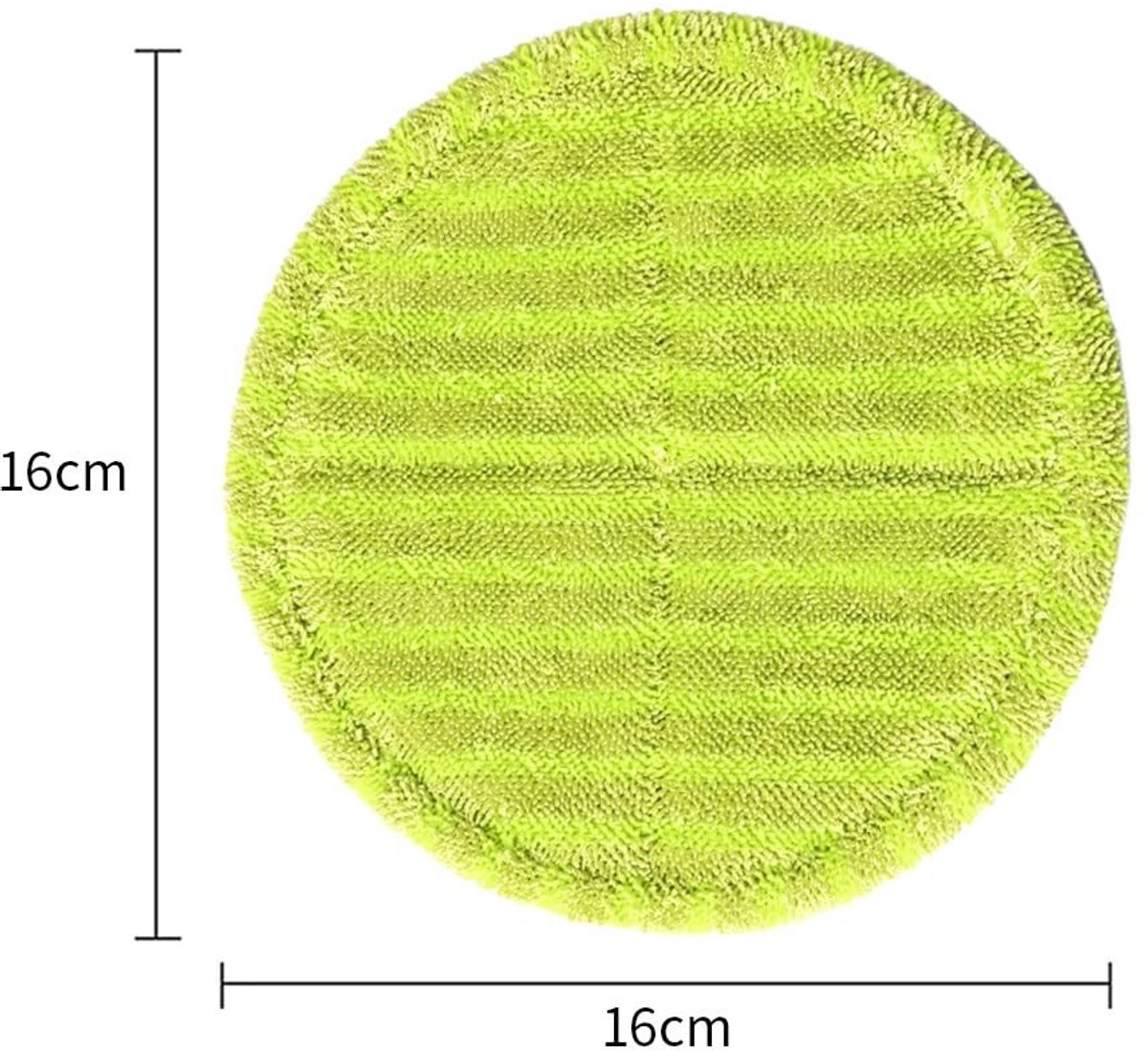 Allecto - Microfiber Mop Pads - Herbruikbaar en Absorberend - Coral Velvet - Reinigingsaccessoires - Geschikt voor Huis - 4 Stuks