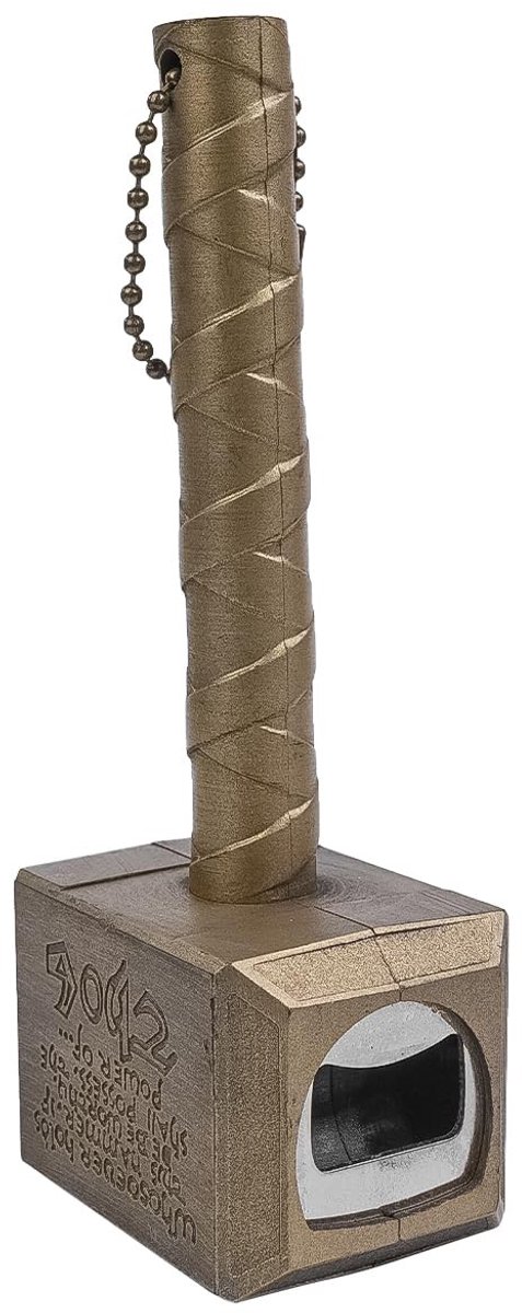 Allecto - Flessenopener - Creatieve muurbevestigde opener - Ideaal voor feesten - Handig voor barbecues - Stevig en duurzaam - Voor elk feestje - M...