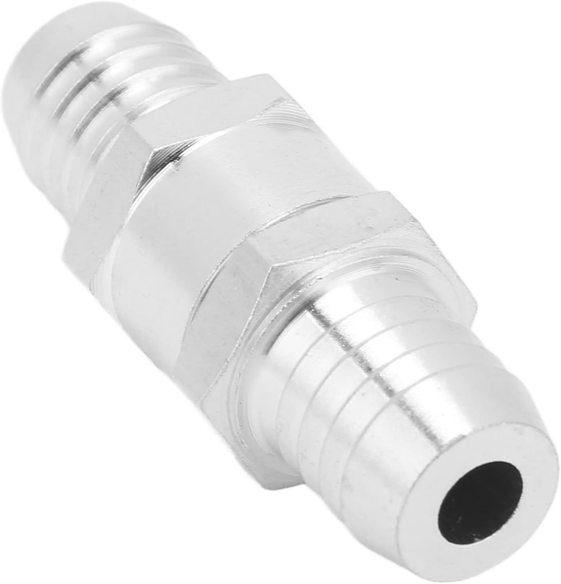 Non-return klep voor brandstof, olie en water - Universele aluminium check valve (16mm)