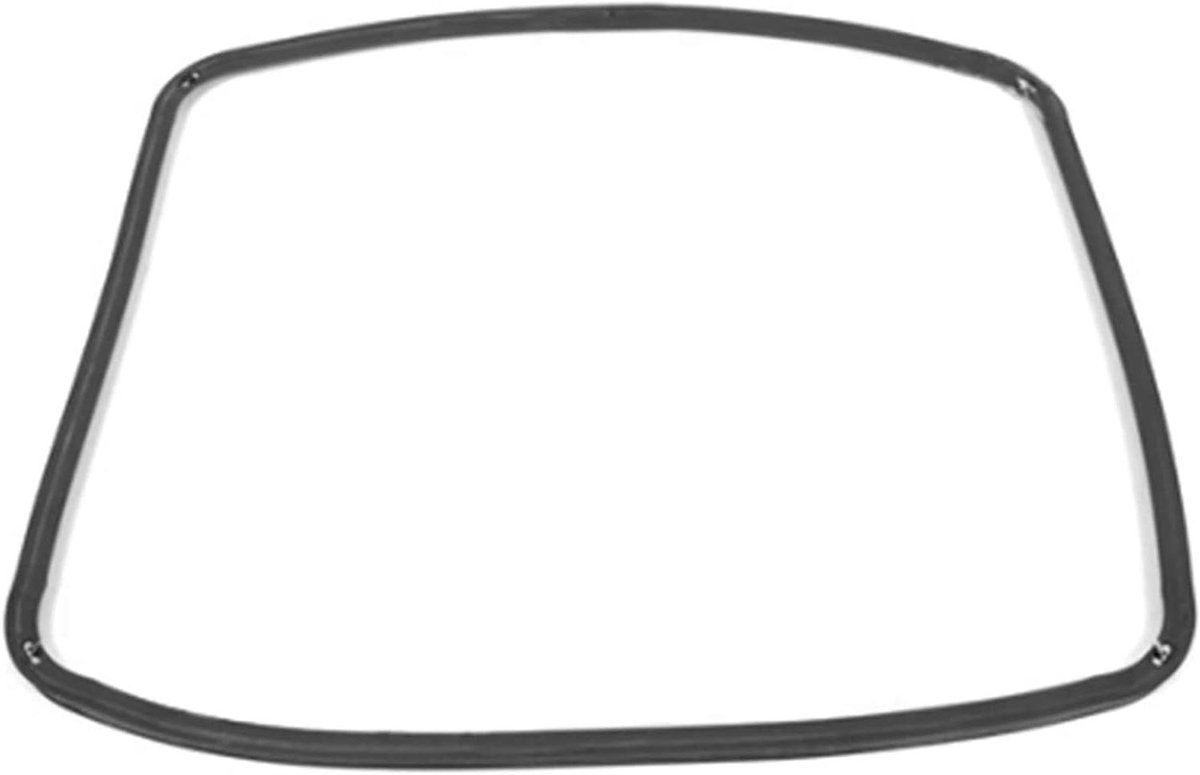 Oven Deurafdichting - Rubberen Pakking - Oven Onderhoud - Met Hoekclips - 44.5 x 35 cm - Zwart