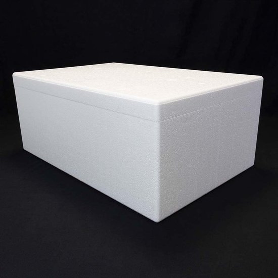 Styroporbox Thermobox - Isolatiebox Piepschuim - Temperatuur Behoud - Hoge Wanddikte - 66 Liter - Wit — afbeelding 3