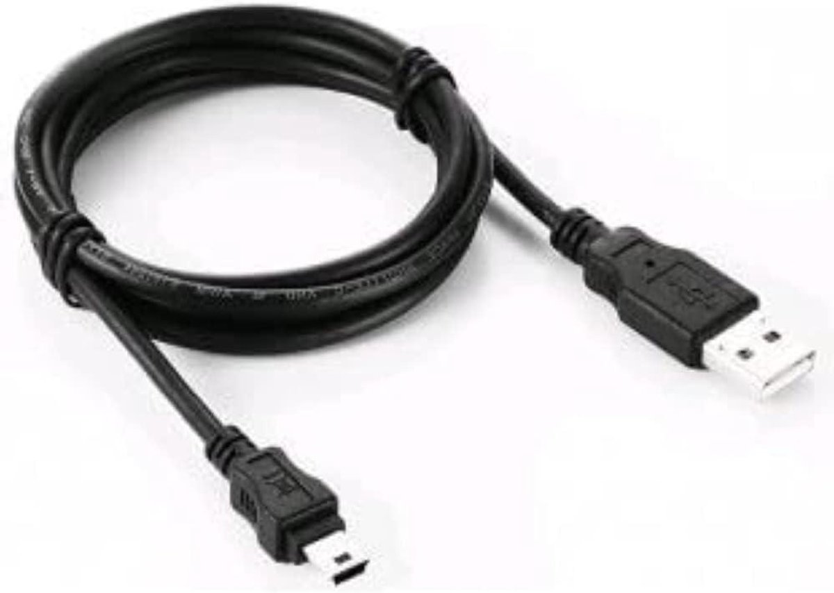 USB Kabel - Datakabel Dictafoon - Bestanden Downloaden - Specifieke Connector - 1 m - Zwart