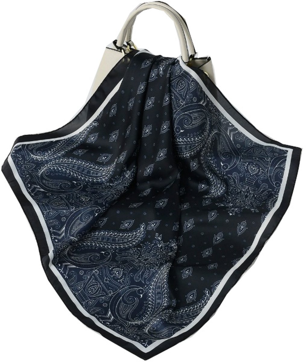 Sjaaltje Dames - Halsdoek - Paisley Print - 70 x 70cm
