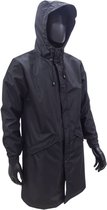 C-Line Regenjas Zwart - Tussenjas- Jas - Waterdichte Jas Dames en Heren - Unisex - 10.000 mm - Gaasvoering - Maat XXL