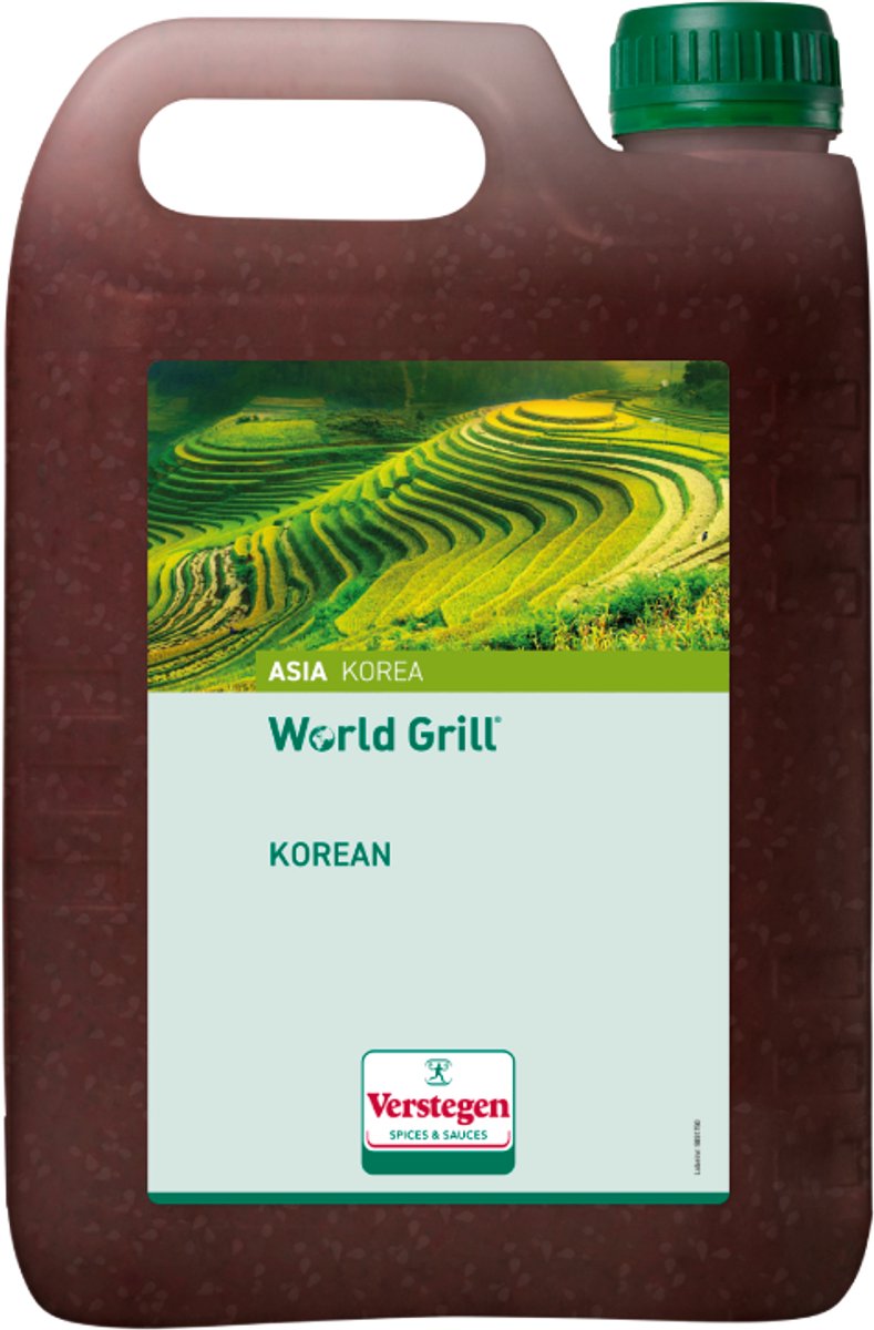 Verstegen - World Grill - Korean - Oliemarinade - Drum - Marinades - 2,5L