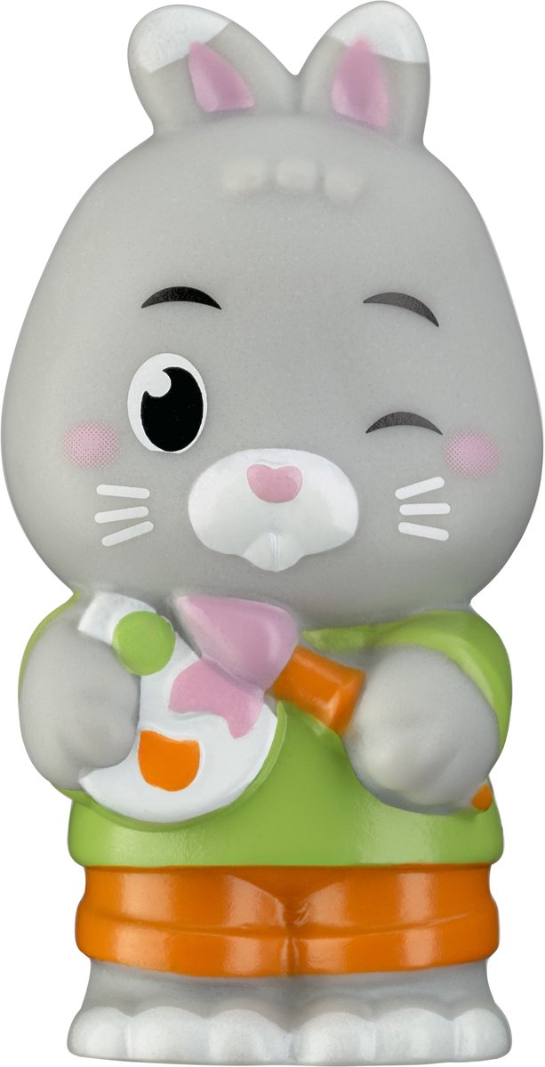 Klorofil speelset familie "Konijn" | Speelfiguren set - Poppetjes familie - Kinder Speelgoed - Flora, Warren, Abby en Roger - Vanaf 18 maanden - 4-Delig — afbeelding 2