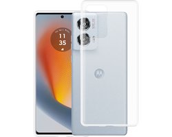 Just in Case hoesje geschikt voor Motorola Edge 50 Fusion (5G) Hoesje Siliconen - Flexibele Case - Transparant
