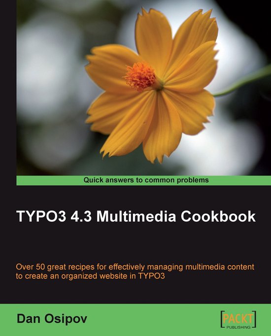 TYPO3 4.3 Multimedia Cookbook - cover