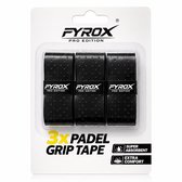 3x Overgrip - Grip - Griptape - Padel - Overgrip tennis - Overgrip padel - Racketaccessoires - Zwart - 3 stuks - Padel Sports