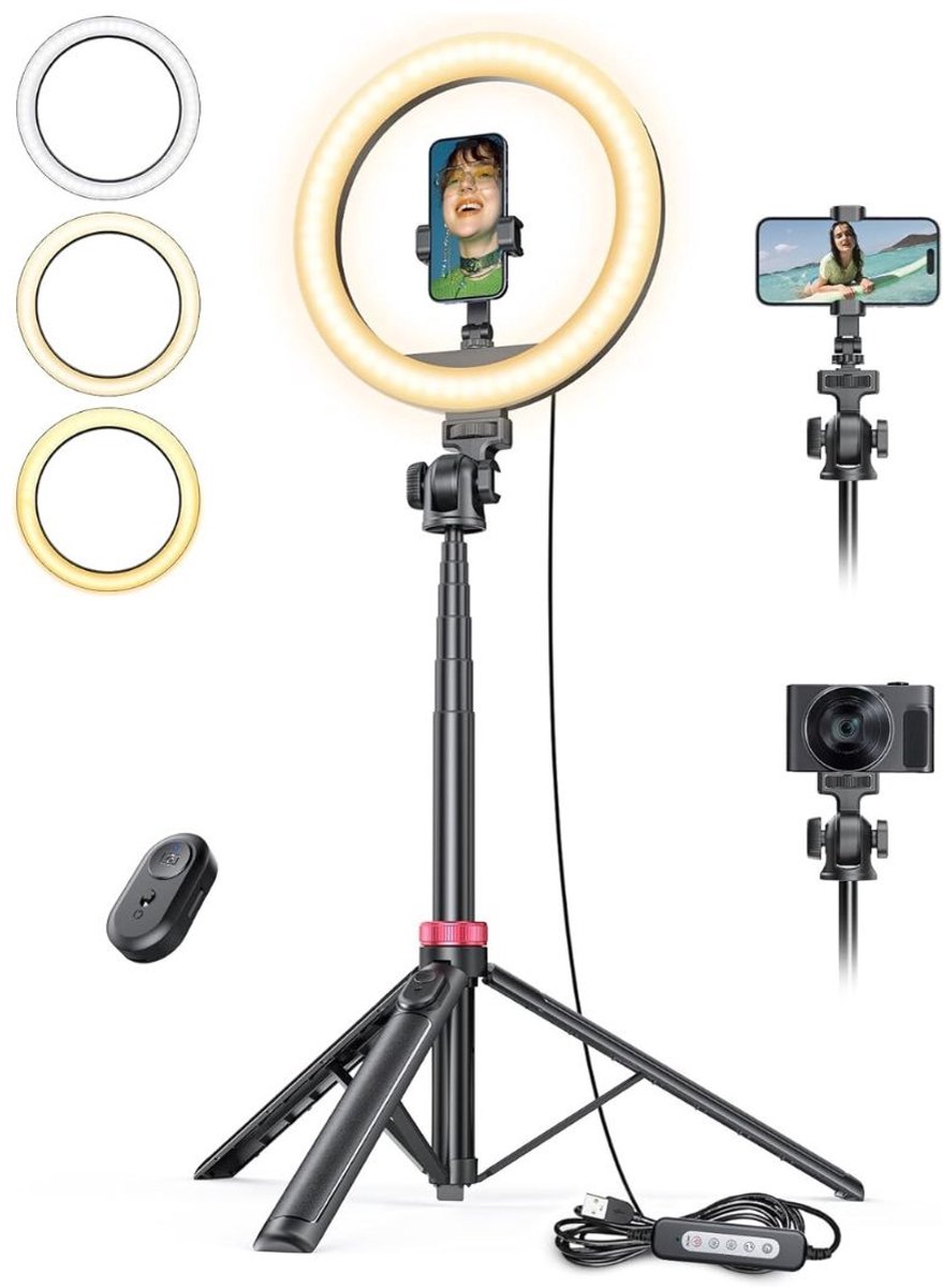 MRKK® Ringlamp met Statief - Ring Light - Verstelbaar - Led Verlichting