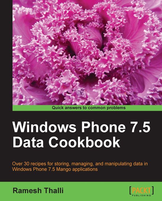 Windows Phone 7.5 Data Cookbook - cover