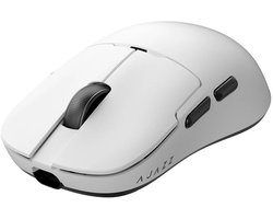 AJAZZ AJ159 Draadloze Gaming Muis – 56g Ultralicht – PAW3395 Sensor – Bluetooth & 2.4GHz – Wit