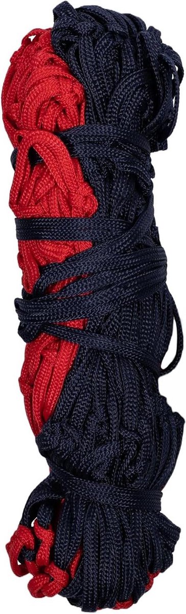 Hooienet - Voer Net - Paarden Voeren - Scheurbestendig Materiaal - Eén Maat - Donkerblauw Rood