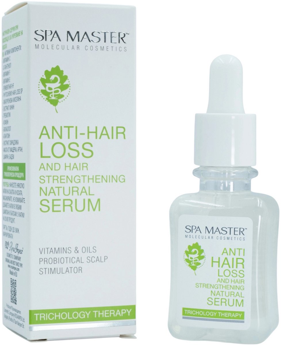 Spa Master Anti-Hair Loss Serum – Haar Versterkend Haargroei Serum met Cafeïne, Biotine & Argan Olie – 45ml