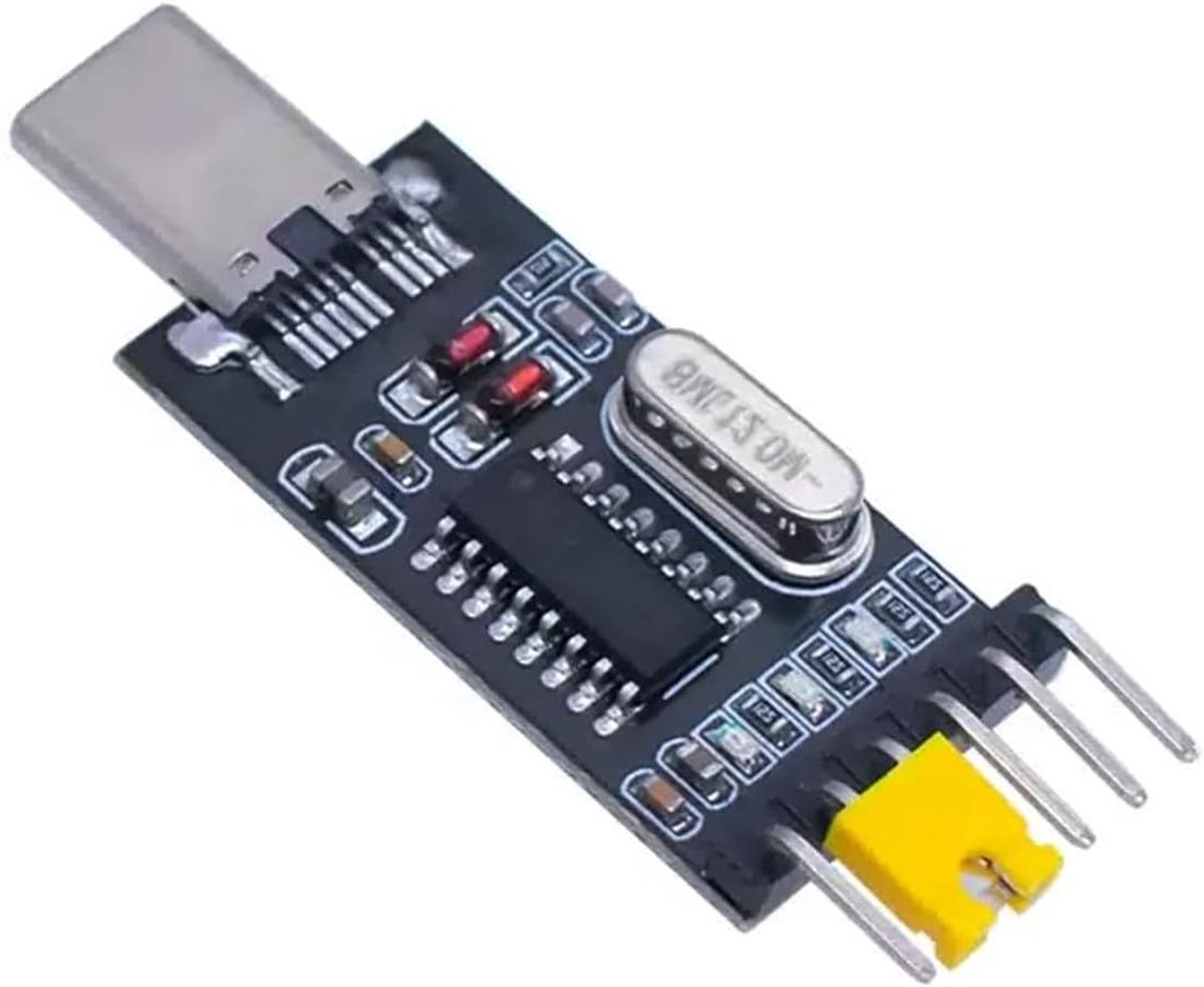 USB-C naar TTL Adapter Board met CH340G Chip - 3.3V en 5V Ondersteuning voor Seriële Communicatie