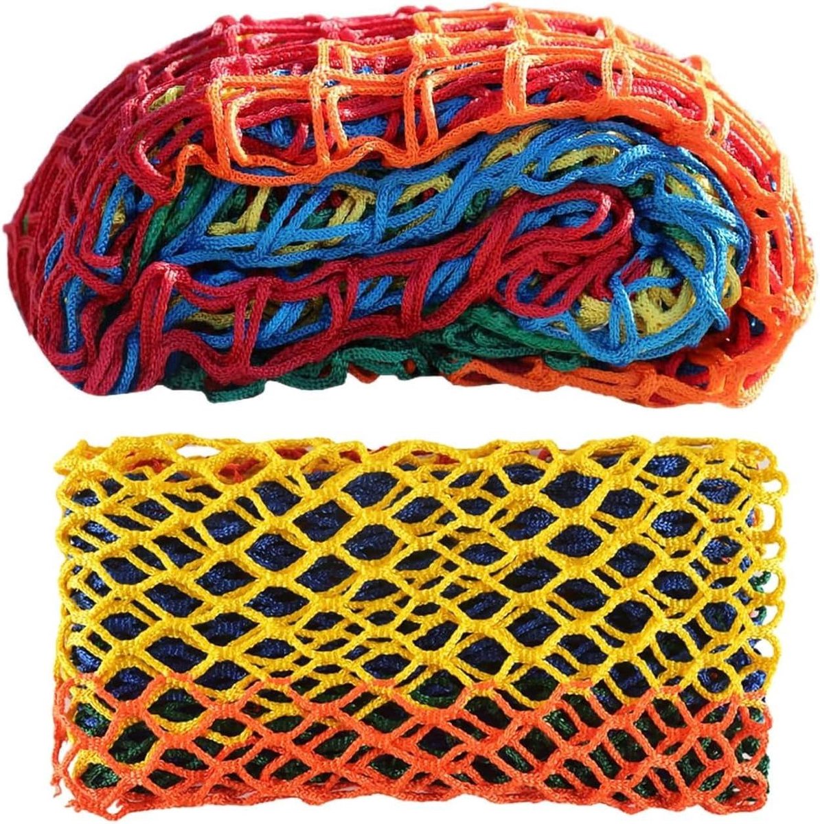 Veiligheidsnet Balkon - Kindernet Huisdiernet - Kinderen Huisdieren Beschermen - Scheurvast Polyester - 1.5 x 1 Meter - Multicolor