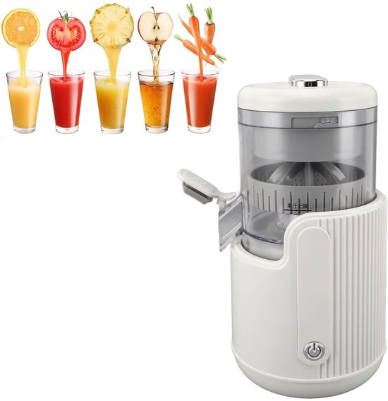 Dailygoody - USB Oplaadbare Elektrische Sapcentrifuge - Compact en Praktisch - Lekvrije Tuit - Zilver - Citrusvruchten - 500ML - Geschikt voor fruit e... — afbeelding 4