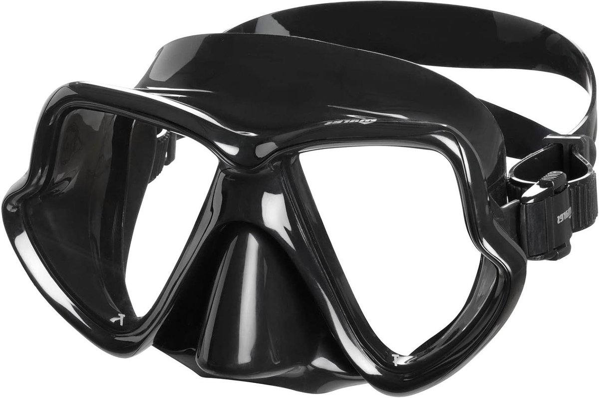 Snorkelmasker - Duikmasker Zwemmasker - Watersport Ontdekken - Grote gezichtshoek - 2 lenzen - Zwart