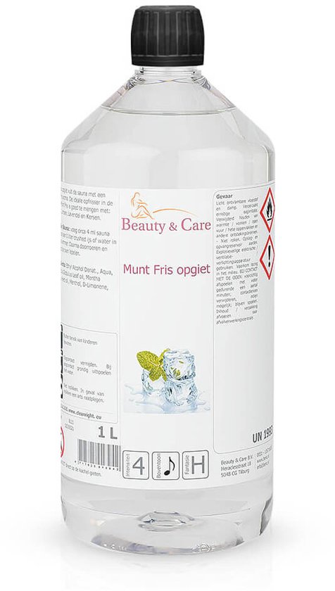 Beauty & Care - Mint Fresh pour - 1 litre - parfums sauna