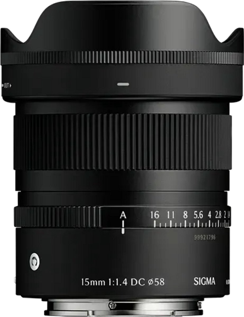 SIGMA Objectif 15mm f/1.4 DC Contemporary compatible avec Sony E
