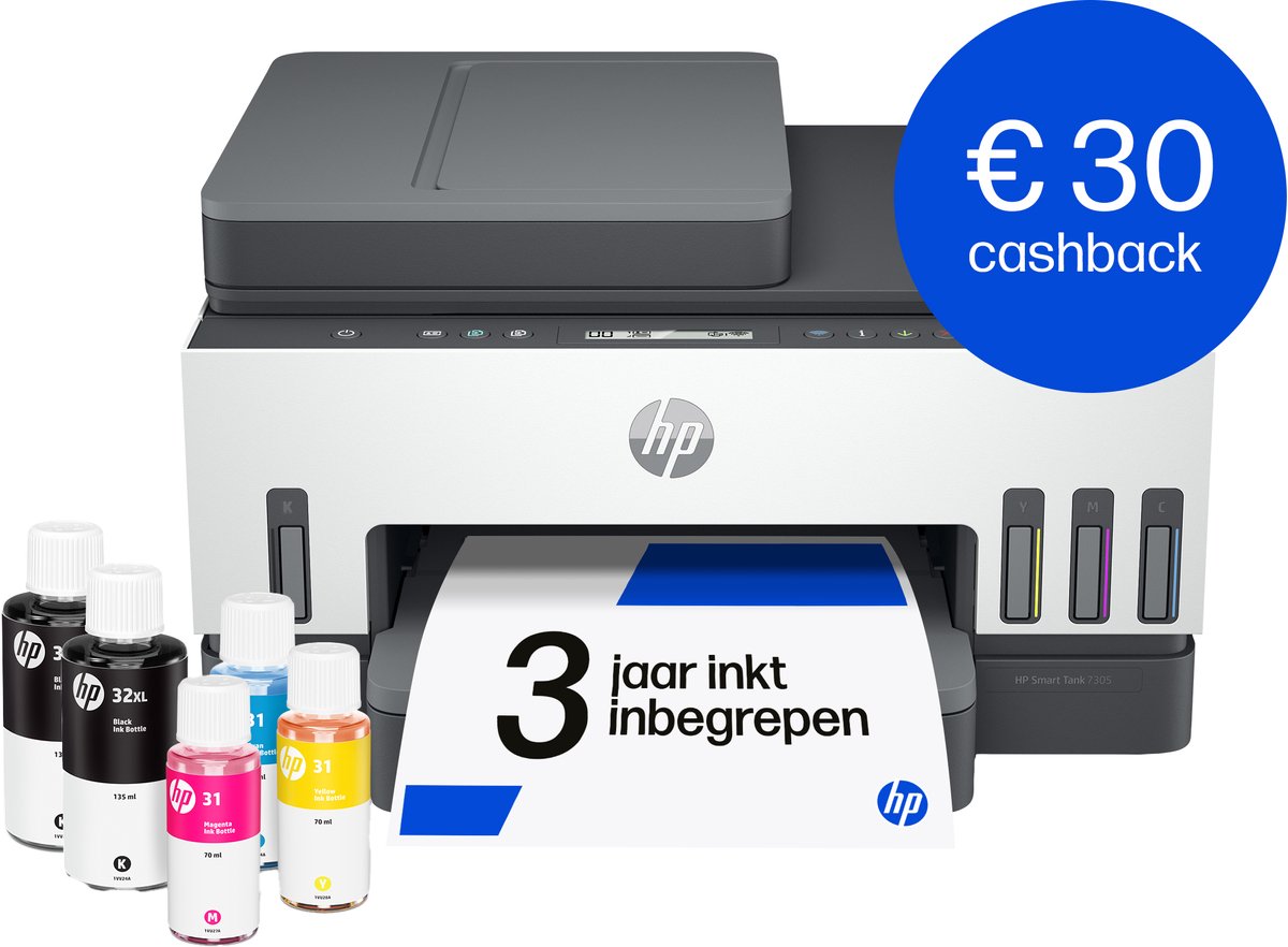 HP Smart Tank 7308 Draadloos All-in-One Kleur Printer