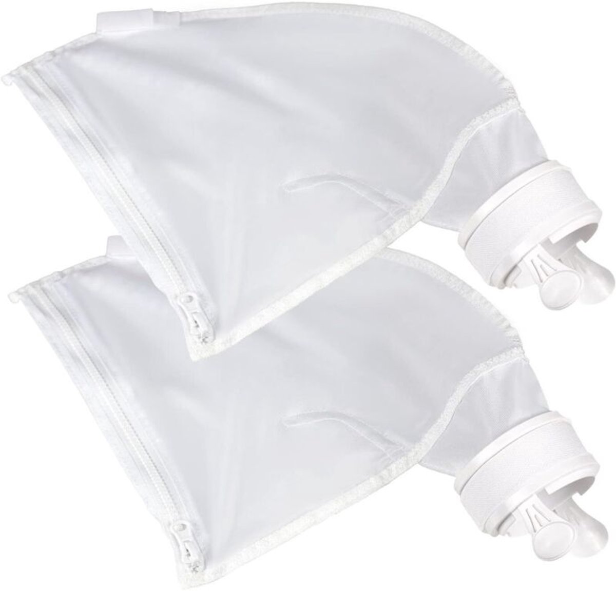 Zwembadreinigingszakken, hersluitbare nylon zakken (2 stuks) geschikt voor accessoires van de Polaris 280 en 480 zwembadreiniger.