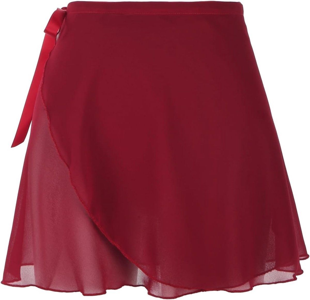 Balletrok voor Vrouwen van Chiffon met Verstelbare Taille voor Gymnastiek en Dansactiviteiten