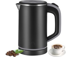 800ml Mini Reiskoker - 600W & 304 RVS - Met Automatische Uitschakeling - Voor Thee, Koffie & Melk - Veilig & Draagbaar voor Thuis & Reizen